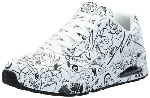 Skechers Vexx: Uno - Process Sketch Men's Basketball, White